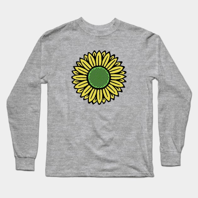 Sunflower Long Sleeve T-Shirt by wanungara